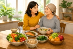 Bệnh nhân ung thư ăn uống như thế nào để hỗ trợ điều trị